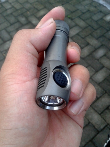 Zebralight SC51w in my hand